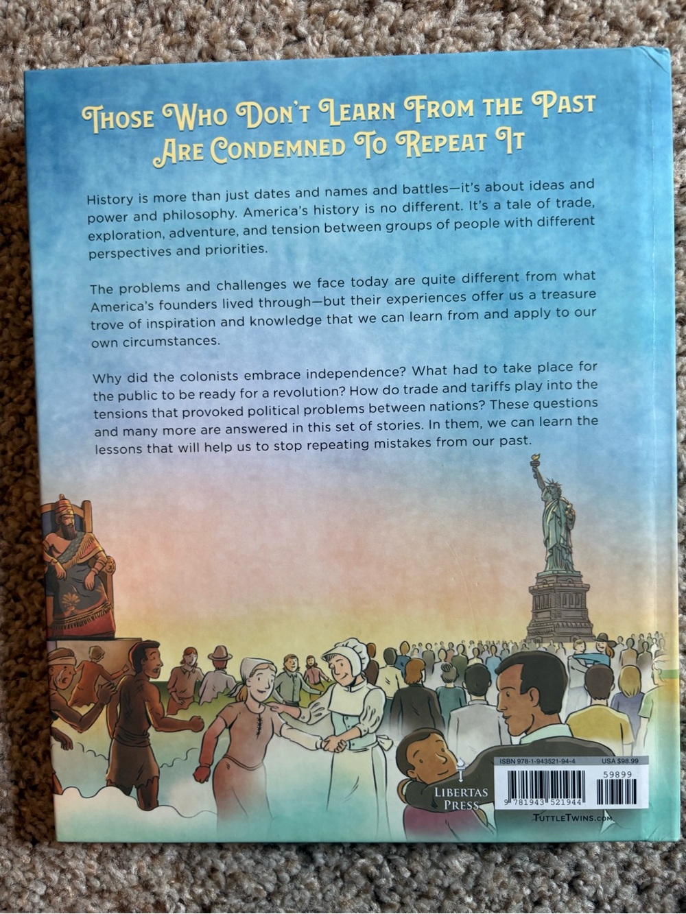 Tuttle Twins America's History 1215-1776 - Illustrated Kids Book - Picture 2 of 3
